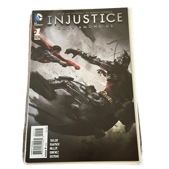 Injustice Gods Among Us 1 regular variant Harley Quinn Lobo Superman Joker Batma - Picture 3 of 16